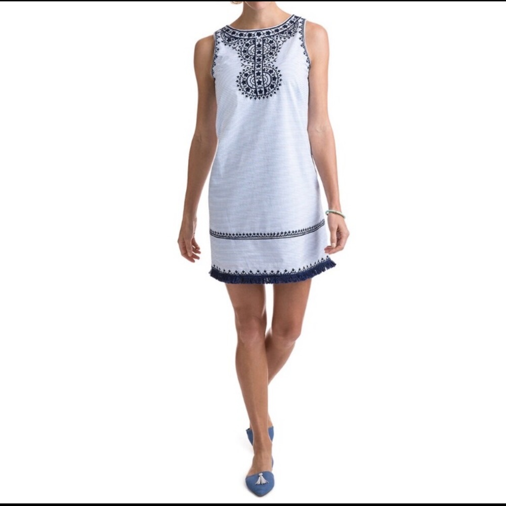 Vineyard Vines Embroidered Dress